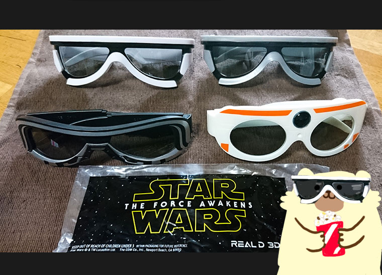 スター ウォーズの特製3dメガネが一足お先に販売中 Reald方式の3d映画上映で使って気分を盛り上げよう Cinemas Plus